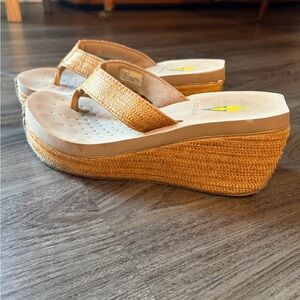 Volatile Jute Wedge Sandals - Size 6